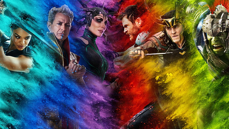 Movie, Thor: Ragnarok, Cate Blanchett, Chris Hemsworth, Grandmaster (Marvel Comics), HD wallpaper