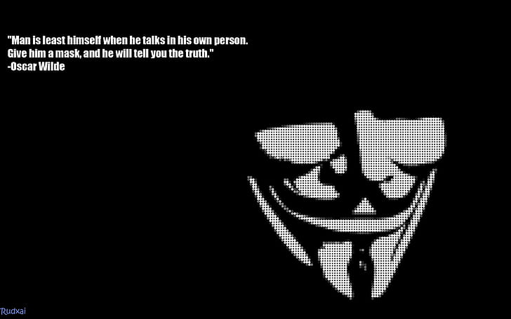 1920x1200 px anarchy Anonymous Dark hacker hacking mask sadic vendetta People Mellisa Clarke HD Art, HD wallpaper