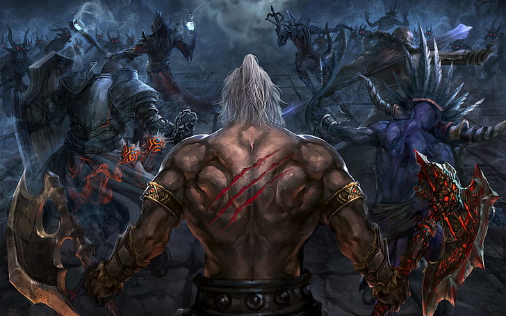 Blizzard, Art, Diablo 3, Background, Blizzard Entertainment, HD wallpaper