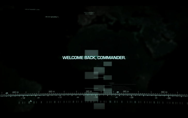 flat screen television, Commander, black, Command and Conquer