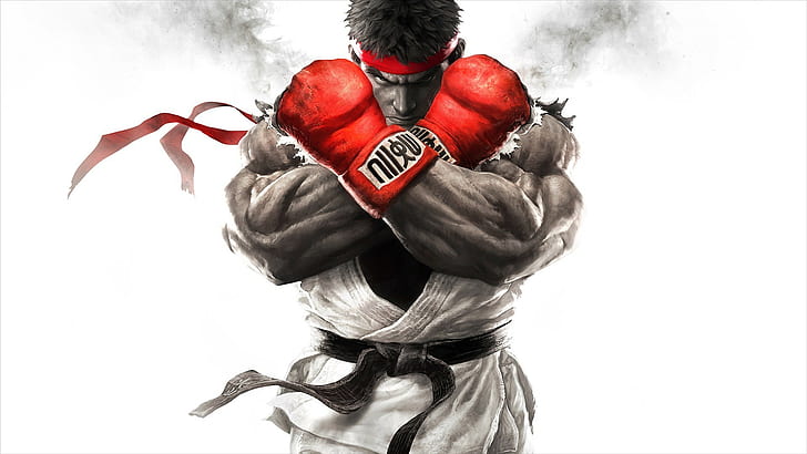 Ryu (Street Fighter), Street Fighter V, video games, HD wallpaper
