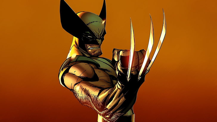 Marvel Wolverine digital wallpaper, Marvel Comics, J. Scott Campbell