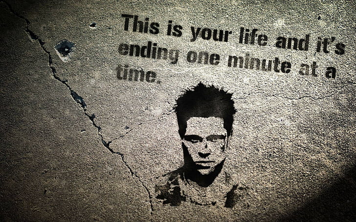 Fight Club, quote, movies, HD wallpaper