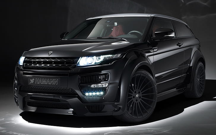 background, black, tuning, Land Rover, Range Rover, Hamann