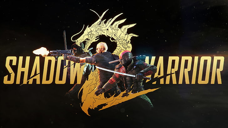 Shadow Warrior 2 4K, text, front view, night, real people, western script