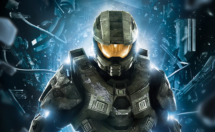 Halo 4 Master Chief, Halo Masterchef game cover screenshot, Games, HD wallpaper