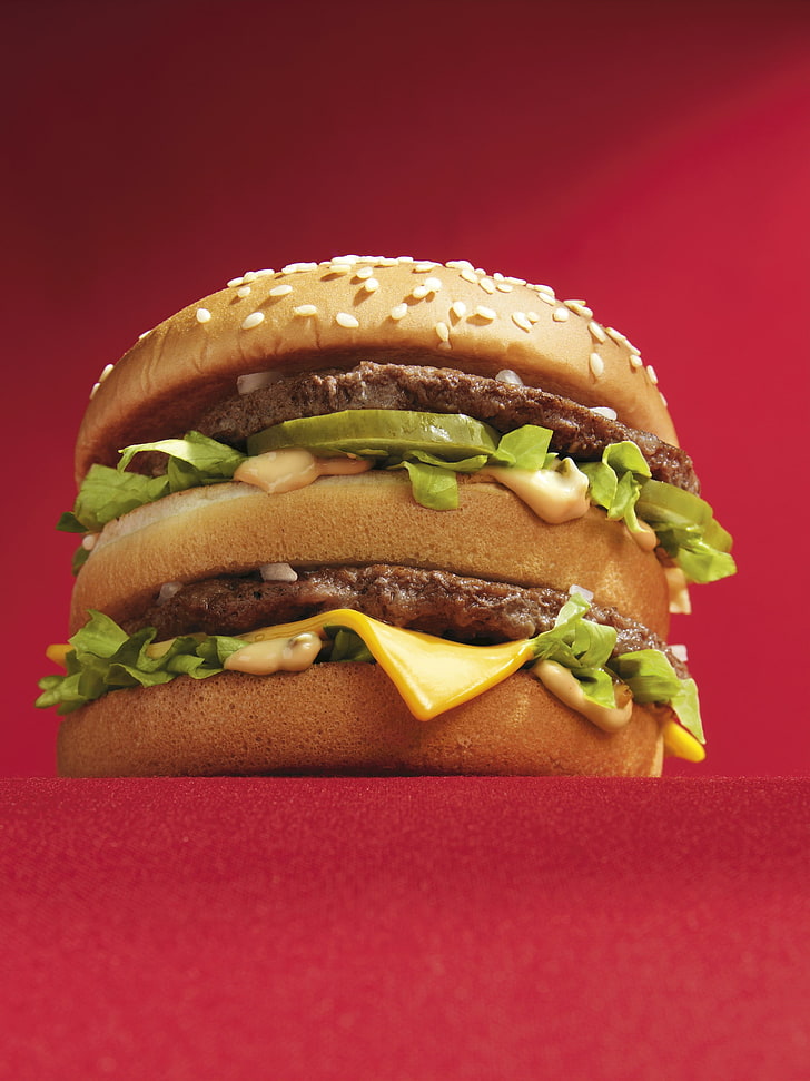 cheeseburger, food, burgers, bread, sandwich, food and drink, HD wallpaper