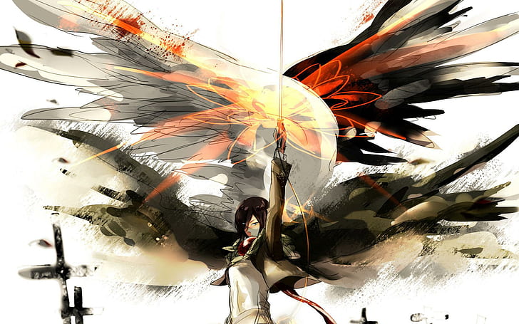 Mikasa Ackerman - Attack on Titan, mikasa ackerman from shingeki no kyojin, HD wallpaper