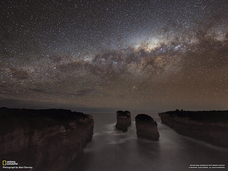 National Geographic, star - space, galaxy, astronomy, night