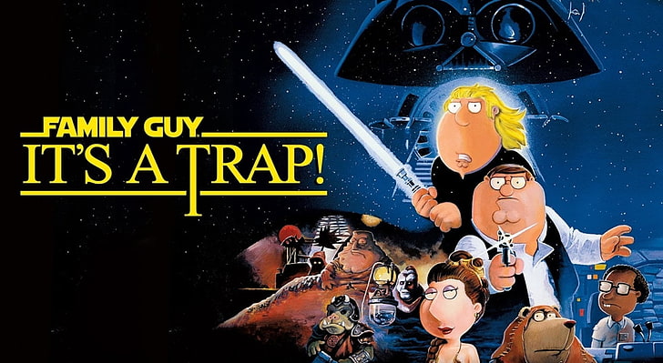 HD wallpaper: Family Guy Its A Trap, Cartoons, Others, star wars,  communication | Wallpaper Flare