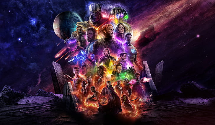 Avengers 4 Endgame 2019 Movie Keyart