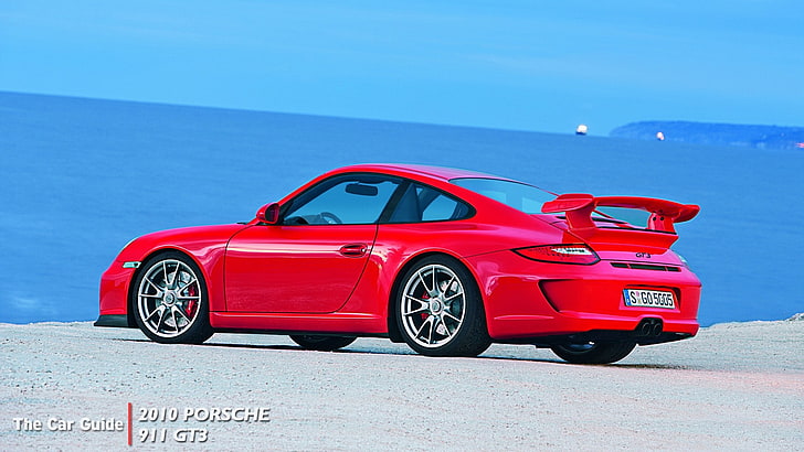 Porsche 911, red cars, mode of transportation, motor vehicle, HD wallpaper