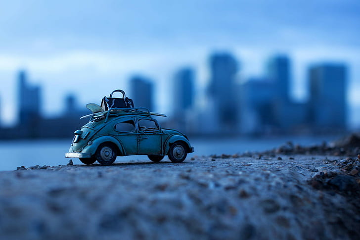 HD wallpaper: toys, macro, car, depth of field, Volkswagen Beetle |  Wallpaper Flare