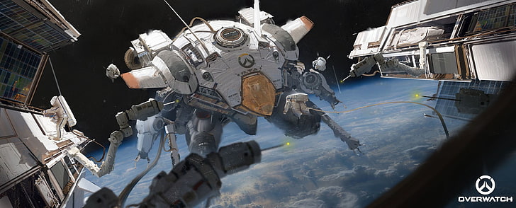 Overwatch screenshot, artwork, D.Va (Overwatch), mode of transportation