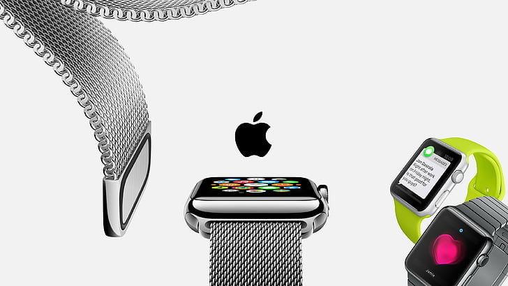 silver case Apple Watch, watches, wallpaper, 5k, 4k, review, iWatch, HD wallpaper