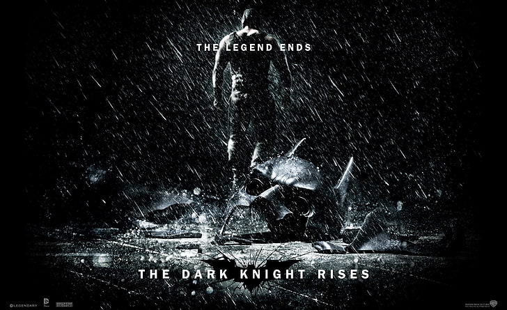 HD wallpaper: The Dark Knight Rises The Legend Ends, Batman: The Dark Knight  Rises digital wallpaper | Wallpaper Flare