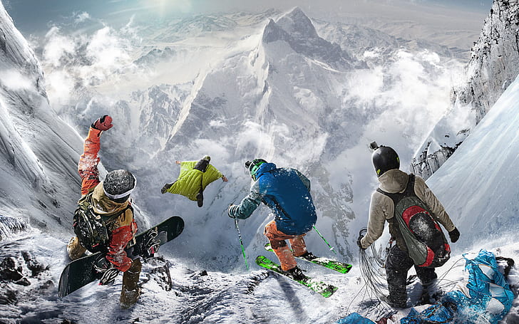 extreme steep, winter sports, ubisoft, Games, HD wallpaper