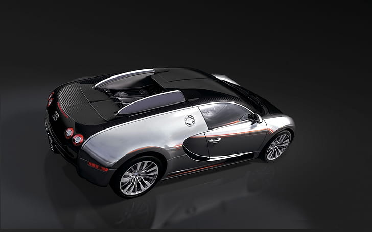 Bugatti EB 16.4 Veyron Pur Sang 2008 - Rear And Side Top, Bugatti Veyron, HD wallpaper