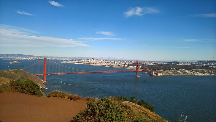 bridge, Golden Gate Bridge, San Francisco, built structure