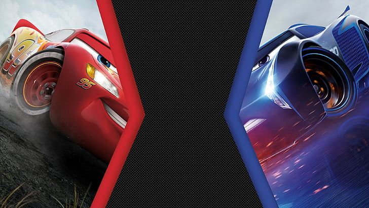 Disney Cars movie poster, Cars 3, 4k, Lightning McQueen