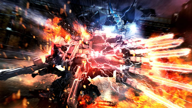 Armored Core 5 PS game, HD wallpaper