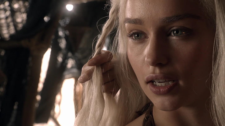 Daenerys Targaryen, Game of Thrones, Emilia Clarke, headshot, HD wallpaper