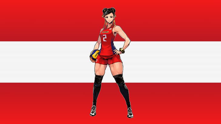 Chun-Li, Street Fighter, volleyball, volleyball player, Japan, HD wallpaper