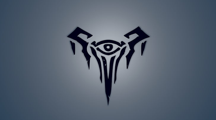 HD wallpaper: League of Legends Freljord Frostguard Icon HD Wallpaper,  black eye logo | Wallpaper Flare