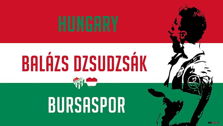 Balazs Dzsudzsak, Bursaspor, soccer, Soccer Clubs, text, western script, HD wallpaper