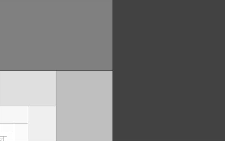 Golden, gray, mathematics, Phi, ratio, simplistic, HD wallpaper