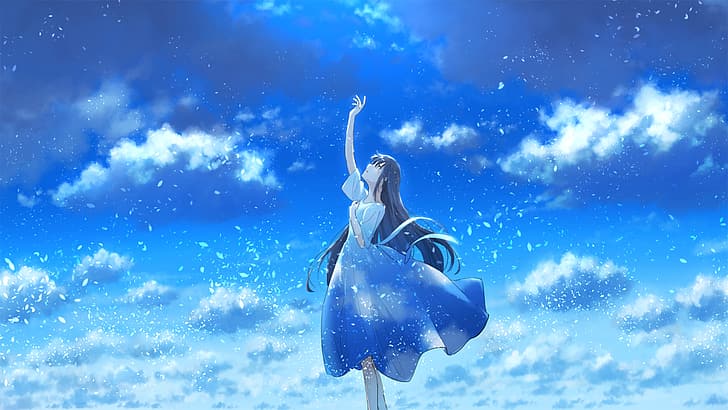 HD wallpaper: sky, anime | Wallpaper Flare