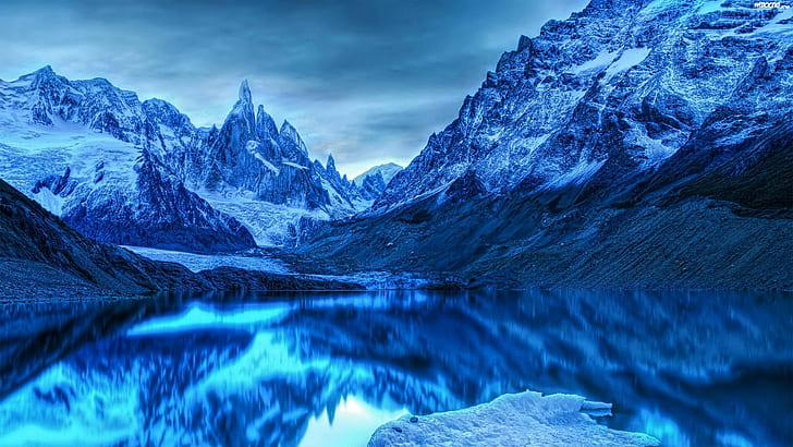 Cerro Torre, Patagonia, Chile HD, snow covered mountain photography