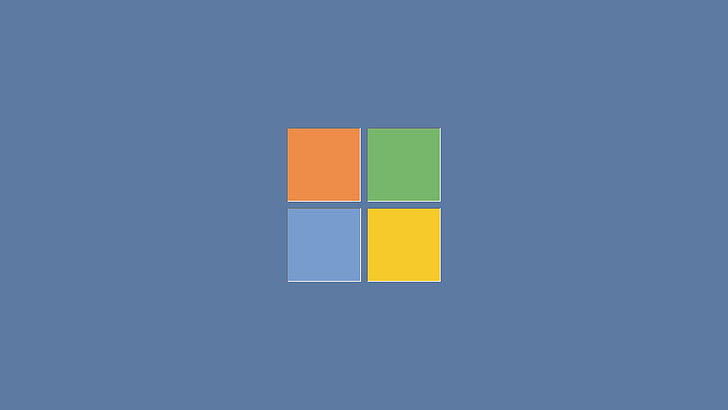 Windows logo, Microsoft Windows, vintage, simple, minimalism