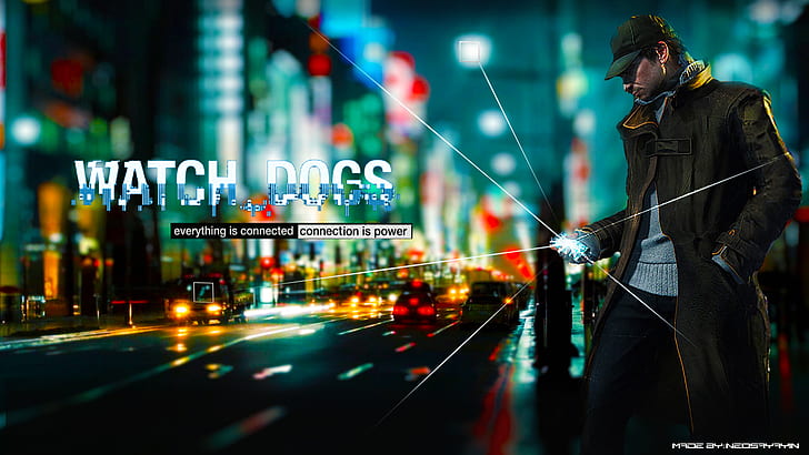 Video Game, Watch Dogs, Aiden Pearce