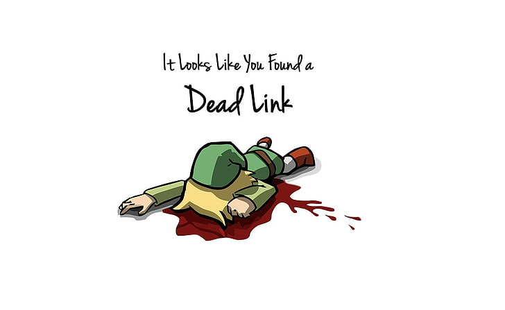 it looks like you found a dead Link text on white background, HD wallpaper