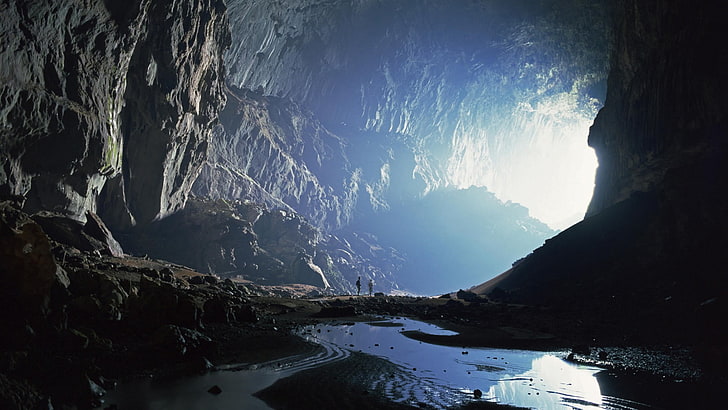 cave, Vietnam, water, mountain, scenics - nature, beauty in nature