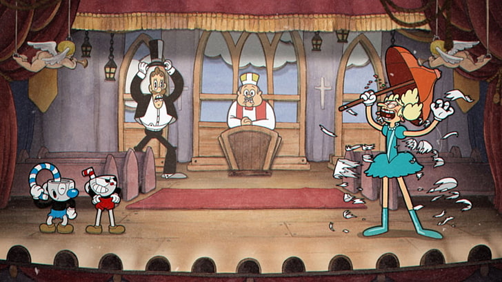 Video Game, Cuphead, Mugman (Cuphead), Sally Stageplay, art and craft