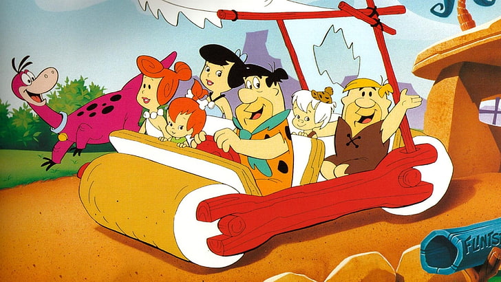 TV Show, The Flintstones, Bamm-Bamm, Barney Rubble, Betty Rubble, HD wallpaper