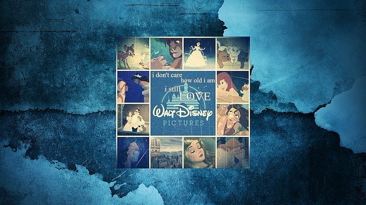 Aladdin, Bambi, Beauty And The Beast, Cinderella, Pocahontas, HD wallpaper
