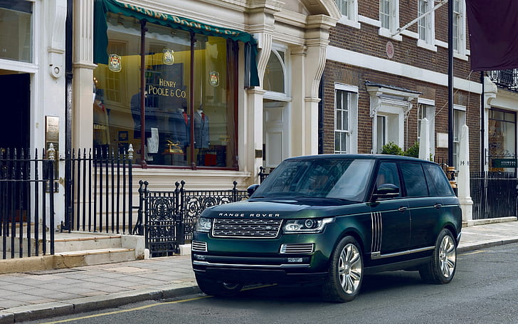 2015, Range Rover, SUV, Car, Street