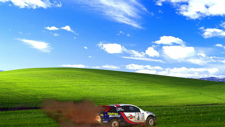 Colin McRae, Ford Focus, Racing, rally, Rally Cars, Windows XP, HD wallpaper