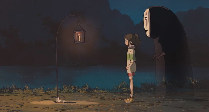 Spirited Away anime illustration, Studio Ghibli, Hayao Miyazaki
