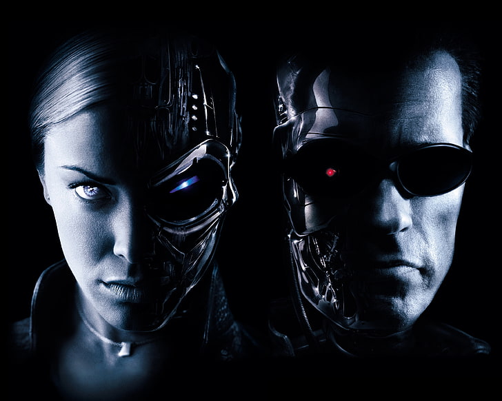 Terminator Rise of the Machine digital wallpaper, Girl, Action
