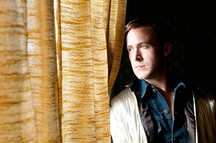 Ryan Gosling, movies, Drive, Drive (movie), men, looking away, HD wallpaper