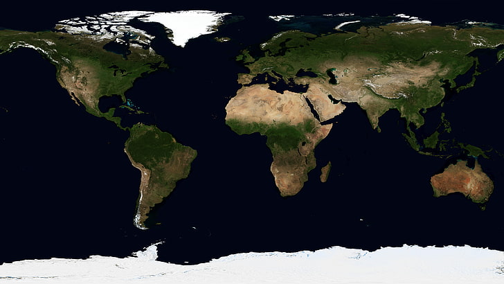 earth, world, planet, map, ocean, continent, satellite imagery