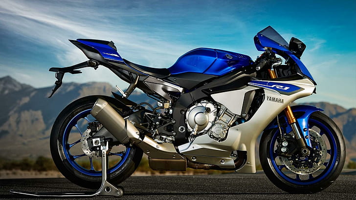 Yamaha YZF-R1 2015, motorcycles, blue