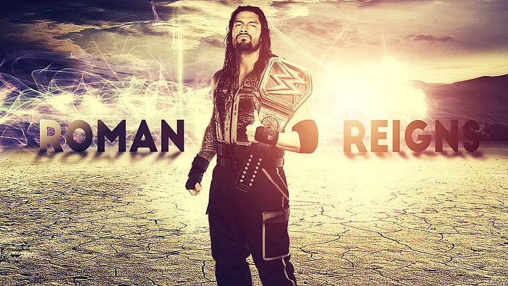 Roman Reigns Wwe Champion, one person, lifestyles, standing, real people, HD wallpaper