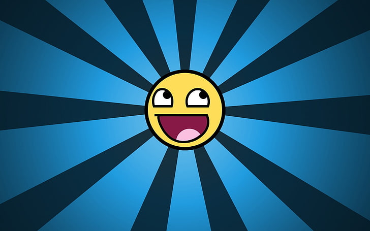 HD wallpaper: laughing emoji, happy face, awesome face, shape, circle,  geometric shape | Wallpaper Flare