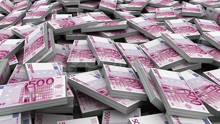 money, Euro, 500, HD wallpaper