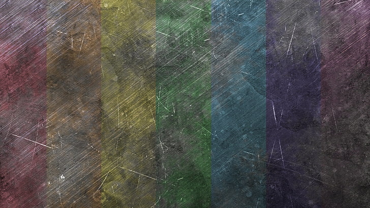 rainbow striped wallpaper, rainbows, metal, pattern, textured, HD wallpaper